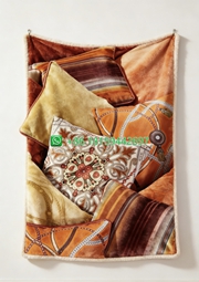 Hermes Throw Blankets